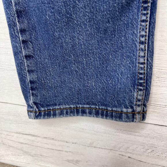 Levis Jeans Mens Size 32 X 34 Blue 505 Medium Wash Cotton Blend Denim Classic - Picture 5 of 16